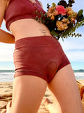 Medicinal Hand-Dyed Organic Cotton Period Underwear ~ Madder