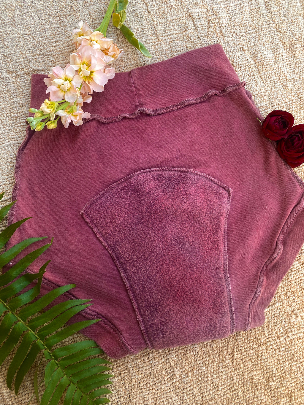 Medicinal Hand-Dyed Organic Cotton Period Underwear ~ Madder