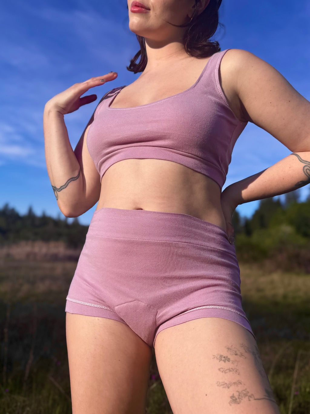 Organic Cotton Period Underwear ~ Lilac